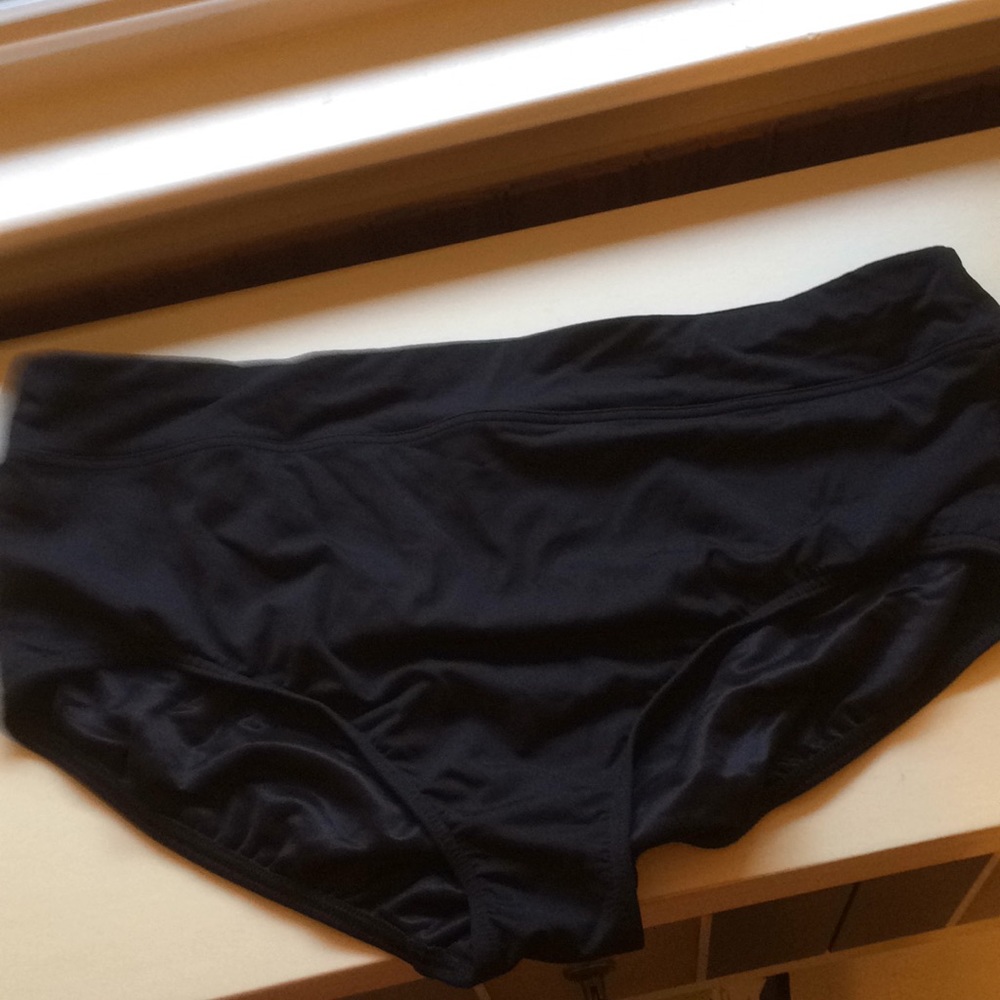 Lands' End black Swim Bottom Beach Living